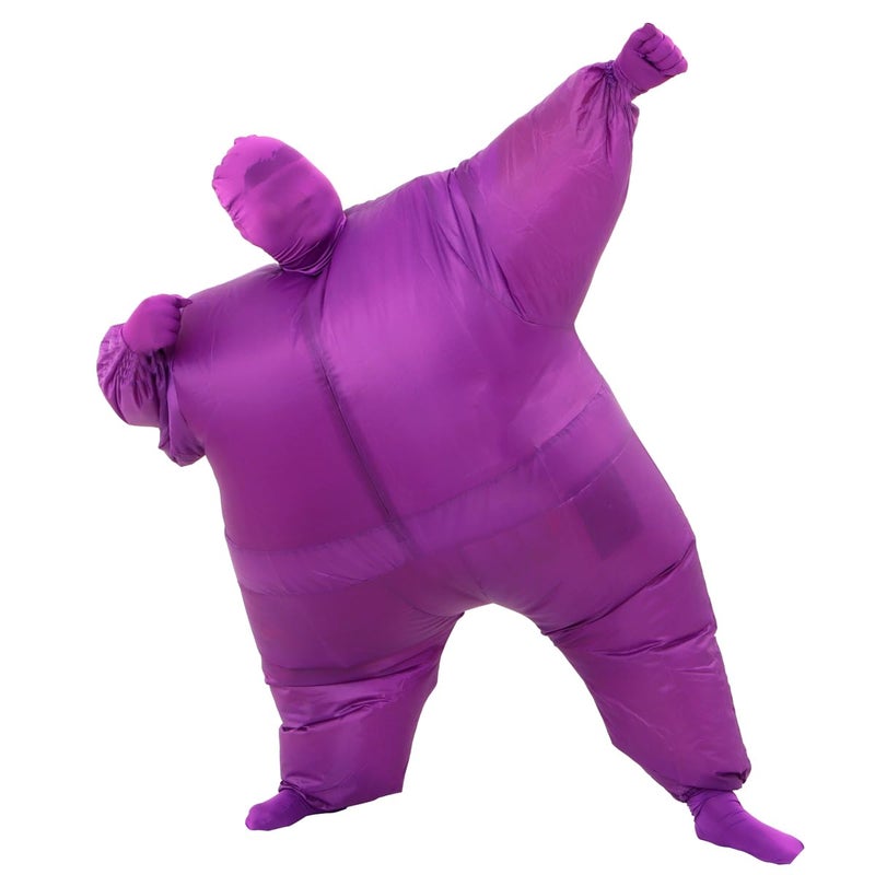RHYTHMARTS Inflatable Costume - Full Body Suit, Blow Up Costume for Adults - Purple Fancy Dress - Image 5